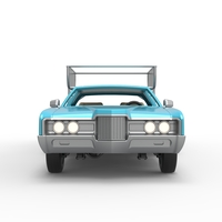 Vintage Transporter truck for Race car V4 Scale 1:25 - Thumbnail 14