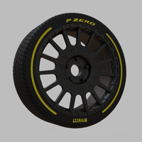 Miniature Enkei Overlander Rim & Tire  - 3D Print - No Textures - Thumbnail 2