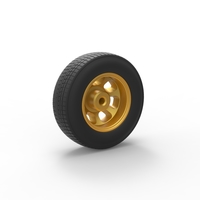 Car wheel 10 Scale 1:25 - Thumbnail 8