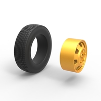 Car wheel 10 Scale 1:25 - Thumbnail 9