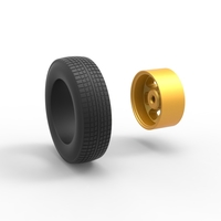 Car wheel 10 Scale 1:25 - Thumbnail 10