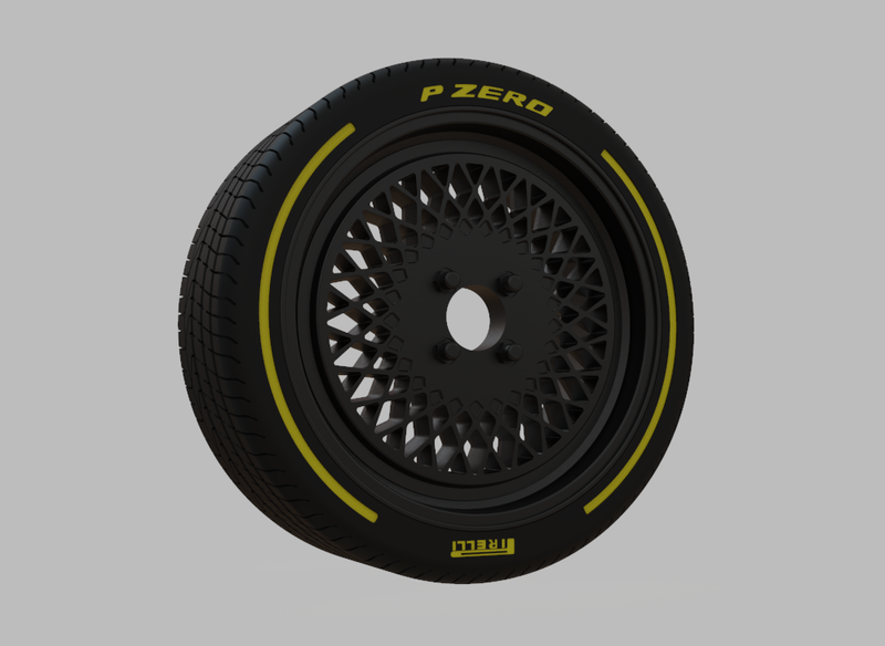 Enkei Classic Series Enkei92 Car Wheel Rim 3D Print  - 3D Print