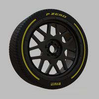 Miniature Enkei Matrix Rim & Tire - Thumbnail 2