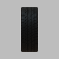 Miniature Enkei Commander Rim & Tire  - 3D Print - No Textures - Thumbnail 3