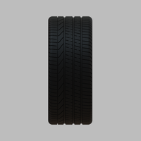 Miniature Vossen HF6-3 Rim & Tire  - 3D Print - No Textures - Thumbnail 3