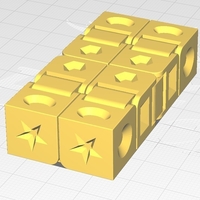 Fidget Cube / Infinity Cube, Print in Place - Thumbnail 1