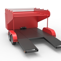 Vintage Open Trailer for Race Car 1:25 - Thumbnail 21