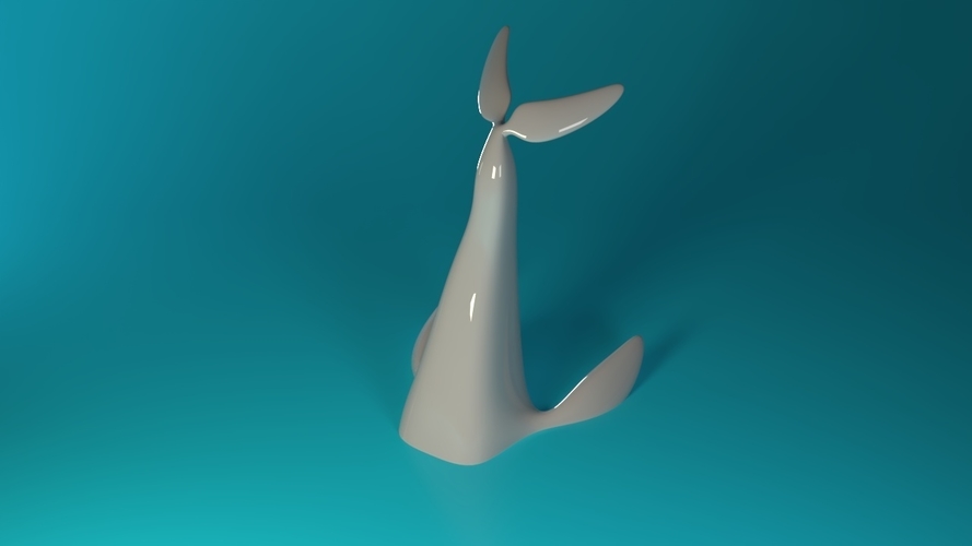 Swimming Shark 3D Print 554546