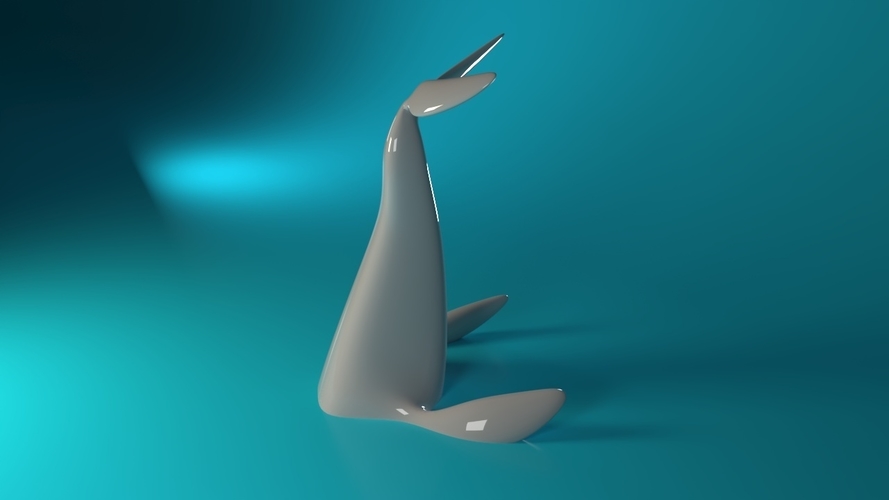 Swimming Shark 3D Print 554547