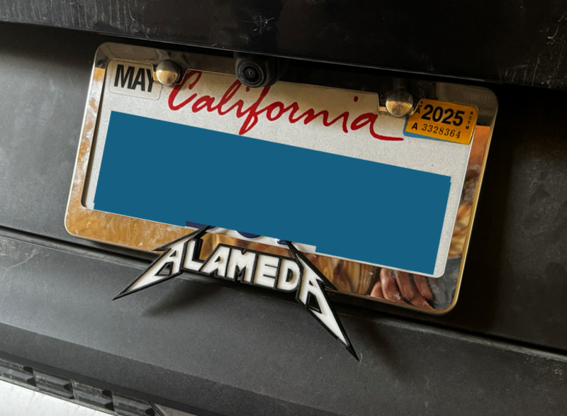 Alameda License Plate Frame