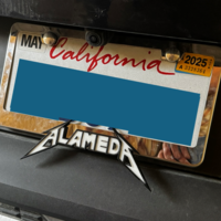 Alameda License Plate Frame - Thumbnail 1