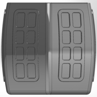 Convex hexagonal pen cup - Thumbnail 1