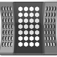 Concave hexagonal pen cup - Thumbnail 4