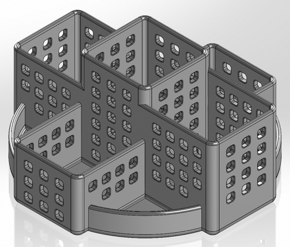 Desk organizer made of rectangular prisms 3D Print 554647