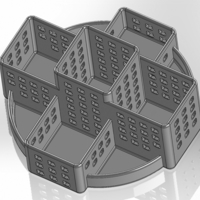 Desk organizer made of rectangular prisms - Thumbnail 3