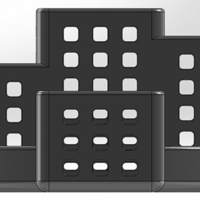 Desk organizer made of rectangular prisms - Thumbnail 4