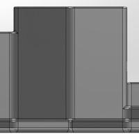 Desk organizer made of hexagonal prisms - Thumbnail 4