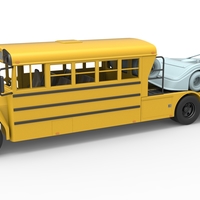 Vintage Transporter truck for Race car V5 Scale 1:25 - Thumbnail 1