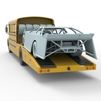 Vintage Transporter truck for Race car V5 Scale 1:25 - Thumbnail 8