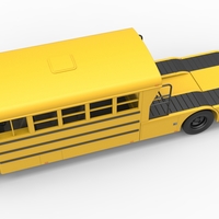 Vintage Transporter truck for Race car V5 Scale 1:25 - Thumbnail 12