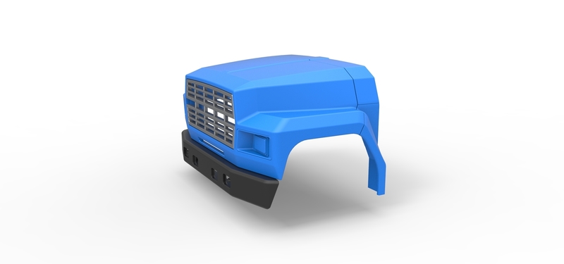 Nose for Vintage School bus Scale 1:25