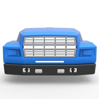 Nose for Vintage School bus Scale 1:25 - Thumbnail 4