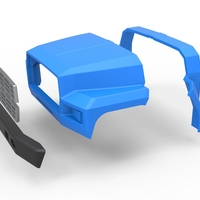 Nose for Vintage School bus Scale 1:25 - Thumbnail 12