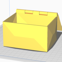 Print in place box - faceted design - Thumbnail 1