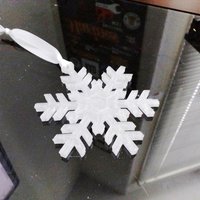 Snowflake Ornament - simple design - Thumbnail 4