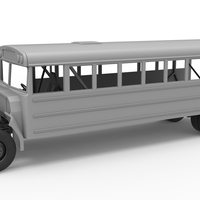 School bus for Figure 8 racing Scale 1:25 - Thumbnail 1