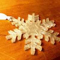 Snowflake Ornament - simple design - Thumbnail 6