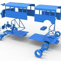 School bus for Figure 8 racing Scale 1:25 - Thumbnail 25