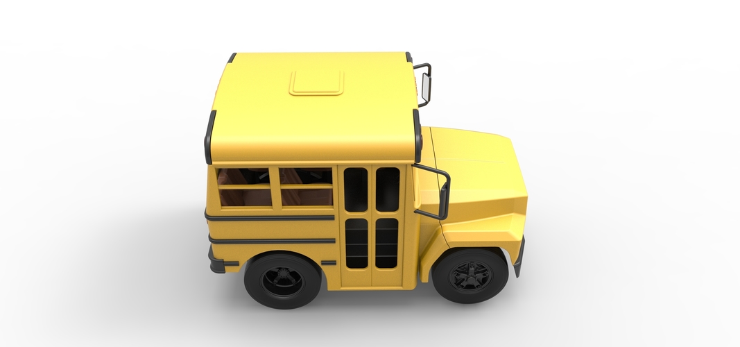 Fun short School bus 1:25 3D Print 554877