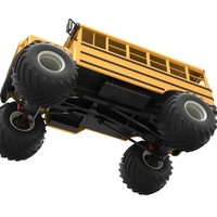 Vintage School bus Monster Truck 1:25 - Thumbnail 3