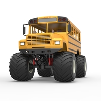 Vintage School bus Monster Truck 1:25 - Thumbnail 6