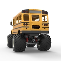 Vintage School bus Monster Truck 1:25 - Thumbnail 15
