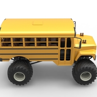 Vintage School bus Monster Truck 1:25 - Thumbnail 20