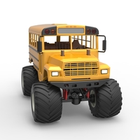 Vintage School bus Monster Truck 1:25 - Thumbnail 22
