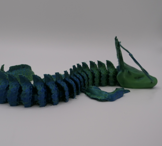 Articulated Sea Serpent Dragon 3d print printable flex stl 3D Print 554970