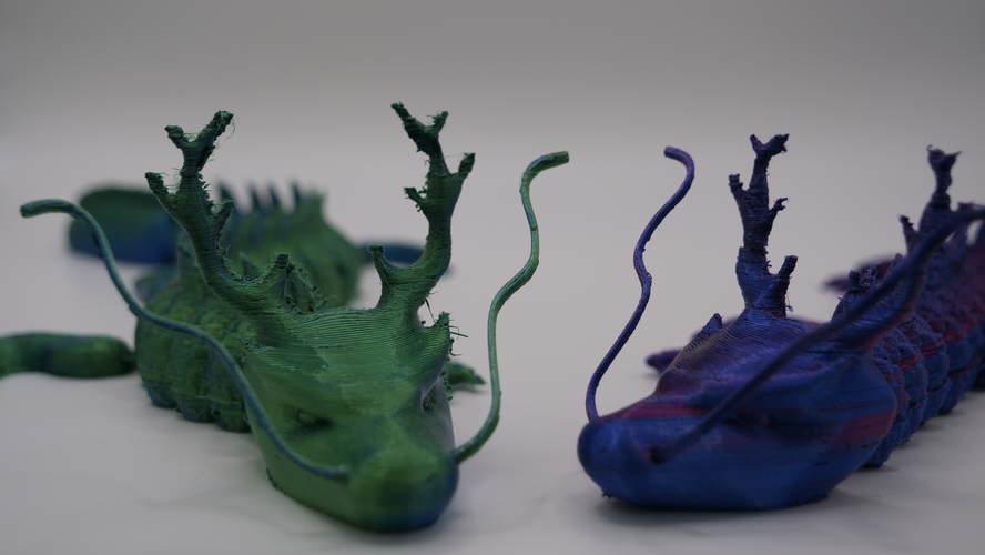 Articulated Sea Serpent Dragon 3d print printable flex stl 3D Print 554971