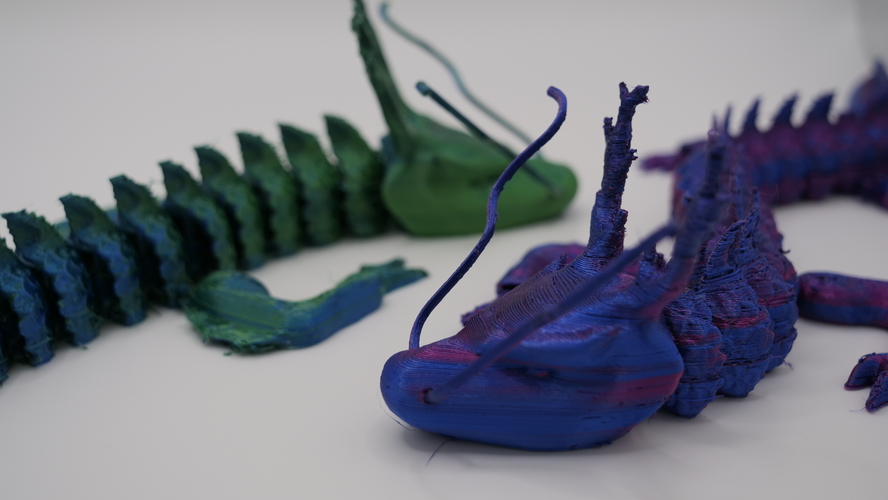 Articulated Sea Serpent Dragon 3d print printable flex stl 3D Print 554972