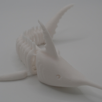 Small Articulated Swordfish / Marlin fish Skeleton 3d Print Printable  3D Printing 554976