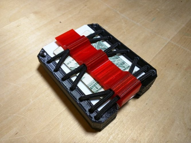 Recon Wallet ver 2.0 - prints without support 3D Print 55498