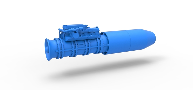 Jet engine 8 Scale 1:25