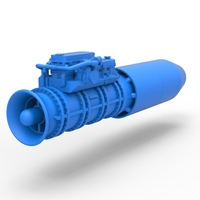 Jet engine 8 Scale 1:25 - Thumbnail 2