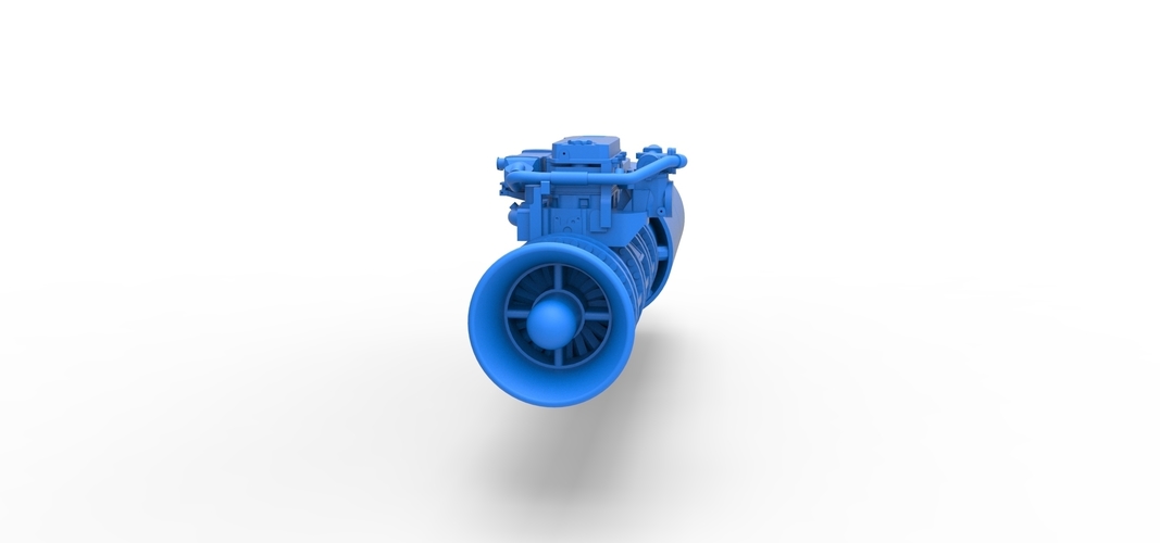 Jet engine 8 Scale 1:25 3D Print 554994