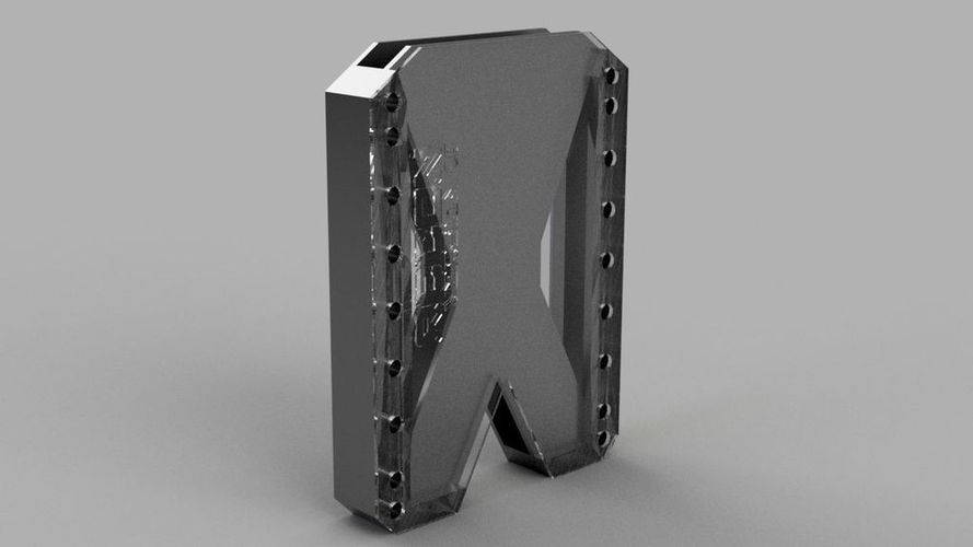 Recon Wallet ver 1.0 - prints without support 3D Print 55502