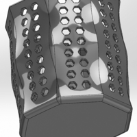 Twisted pencil box made of octagons and circles 01 - Thumbnail 3