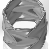 Twisted pencil box of rotated hexagons in the same direction - Thumbnail 3