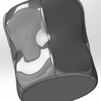 Twisted circle and hexagon pencil case - Thumbnail 2